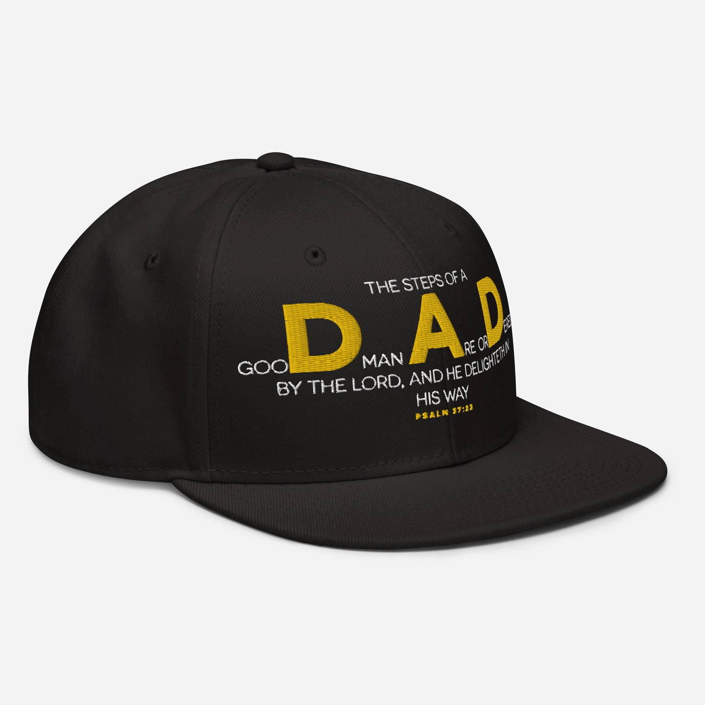 Dad Psalm 37:23 Snapback Hat